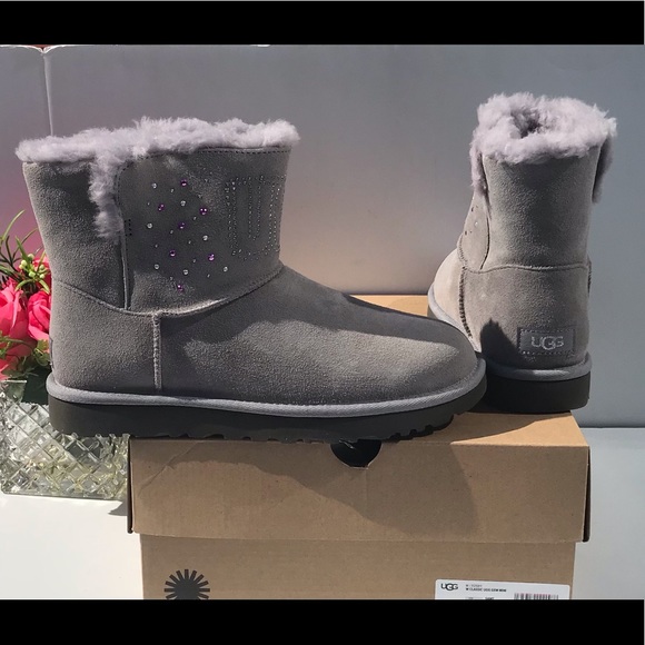 UGG Classic UGG Gem Mini Boots - Picture 2 of 10